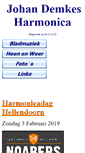 Mobile Screenshot of johandemkesharmonica.nl