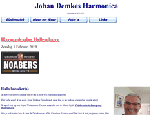 Tablet Screenshot of johandemkesharmonica.nl